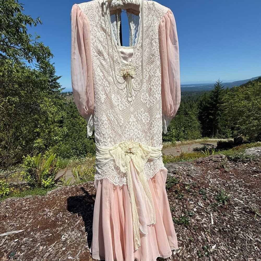 Victorian Vintage Maxi Dress